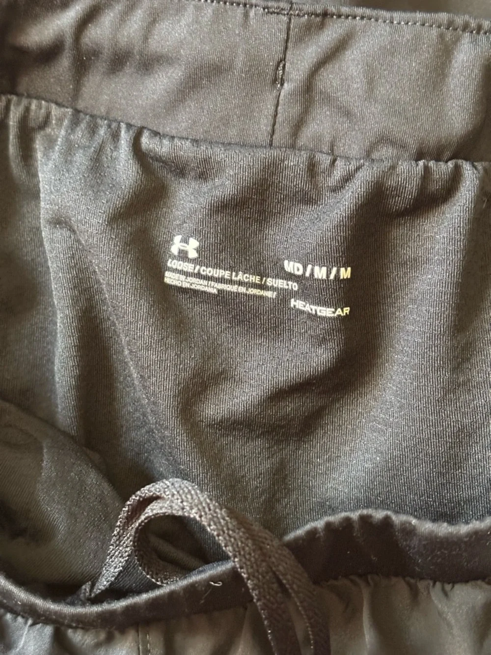 Under Armour‎ Black  Running Shorts Two Pairs